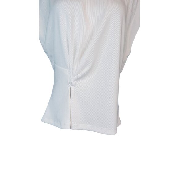 2/$30 Astr The Label XL Cream Ribbed Sleeveless Knitted Top Twist Front Detail - Picture 9 of 15